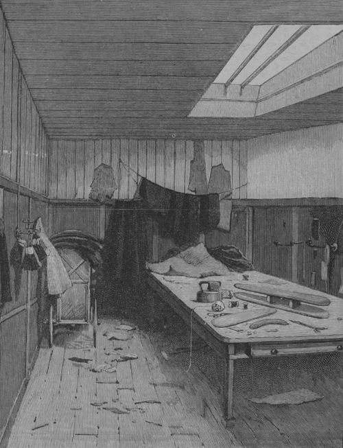 Henri Bourdin’s workshop in Great Titchfield Street (from the Illustrated London News) 